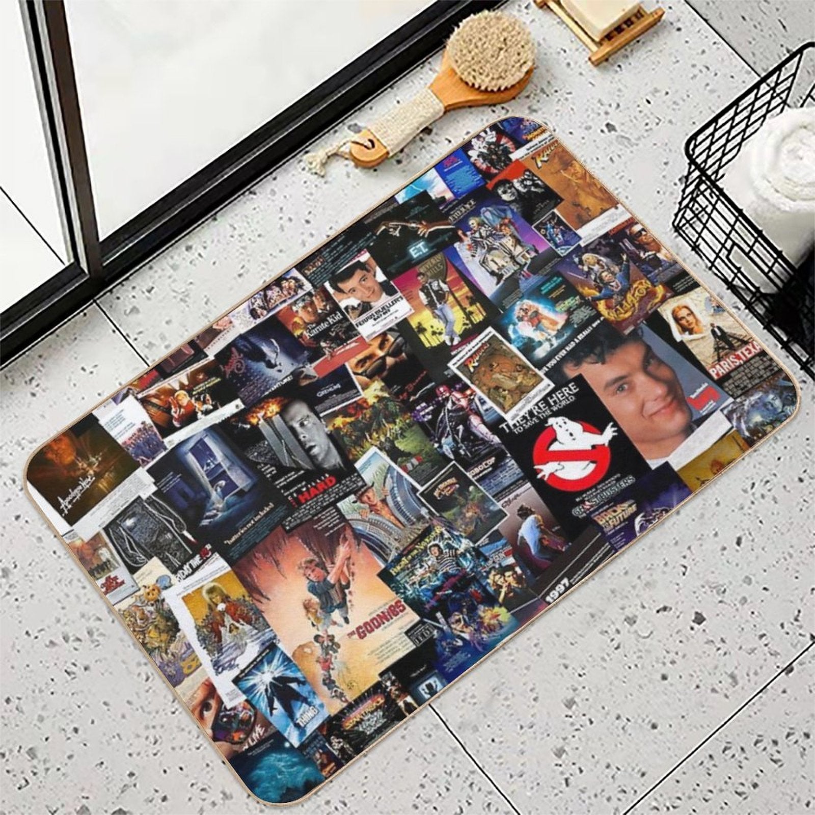 1980s Movie Posters Bath Mat