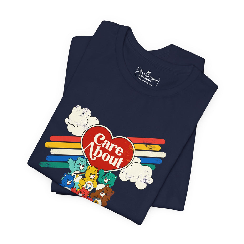 Care About Disability Rights - Retro 80s Vibe - Unisex Jersey Short Sleeve Tee