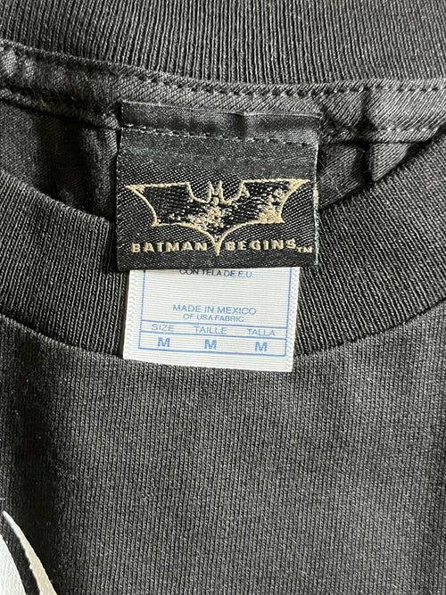 Batman Begins Movie Promo shirt - Batman Begins Tag - M