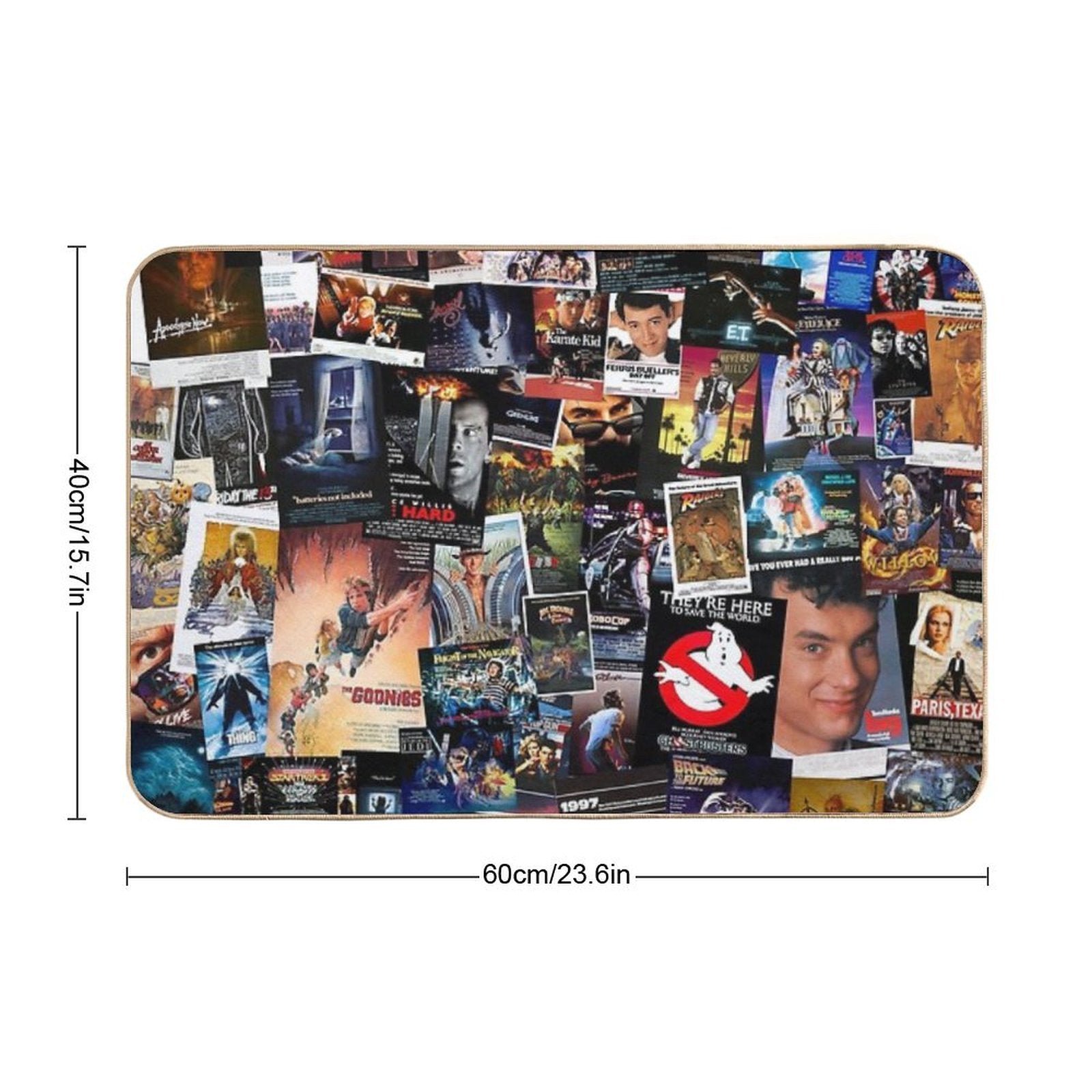 1980s Movie Posters Bath Mat