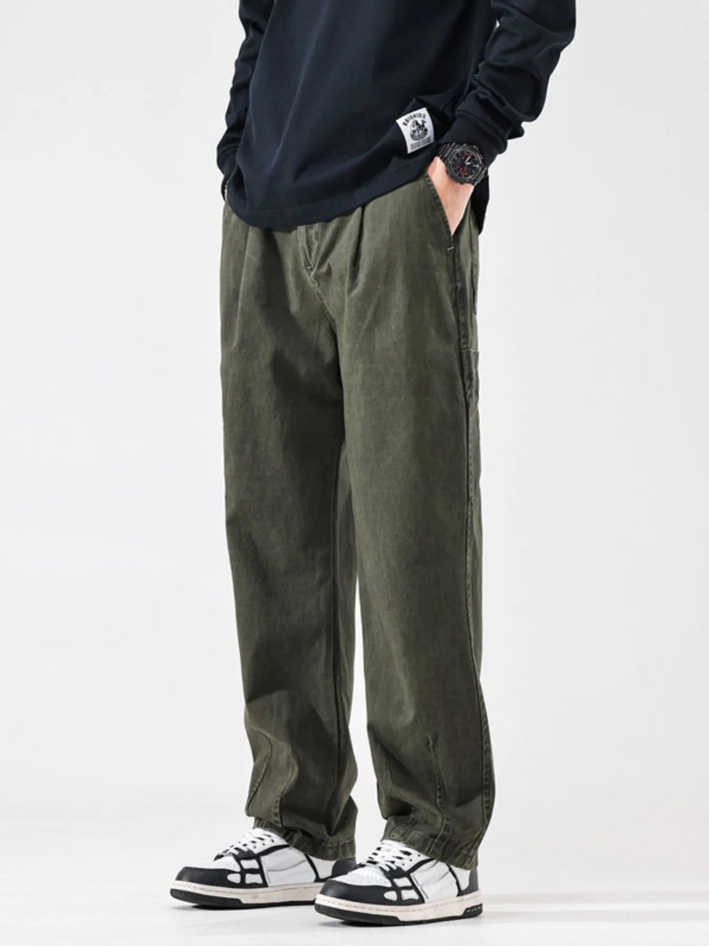 Men's Full Size Casual Loose Fit Pants Plus Size