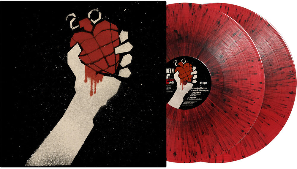Green Day - American Idiot 20th Anniversary - Deluxe Edition [Red & Black Splatter 2LP] Vinyl Record