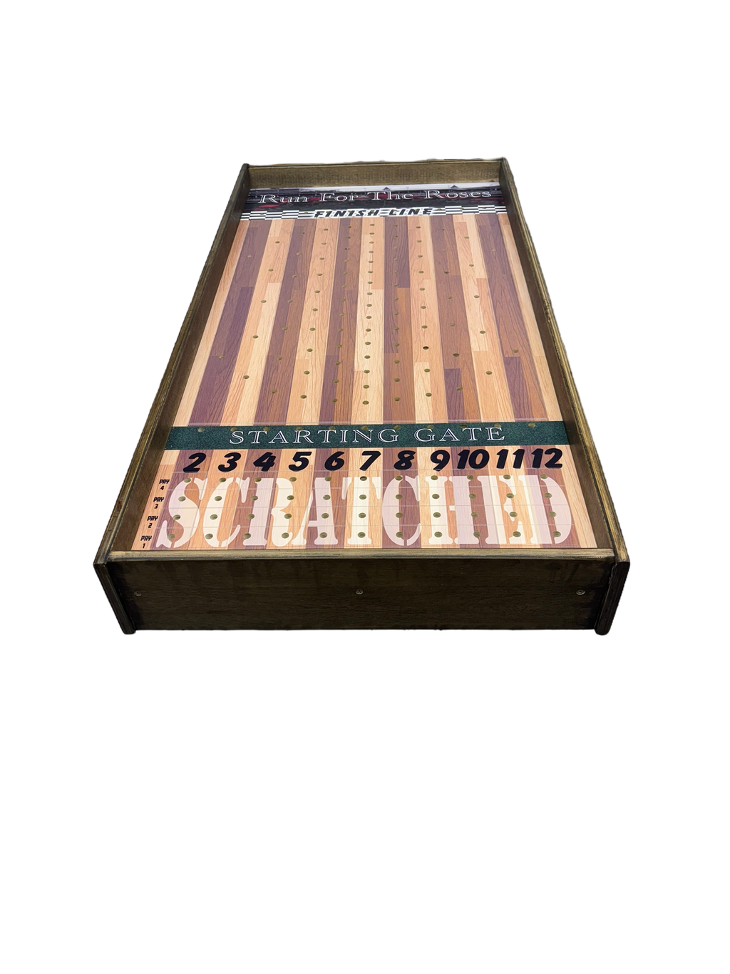 Jumbo Horse Game with Stained Rails