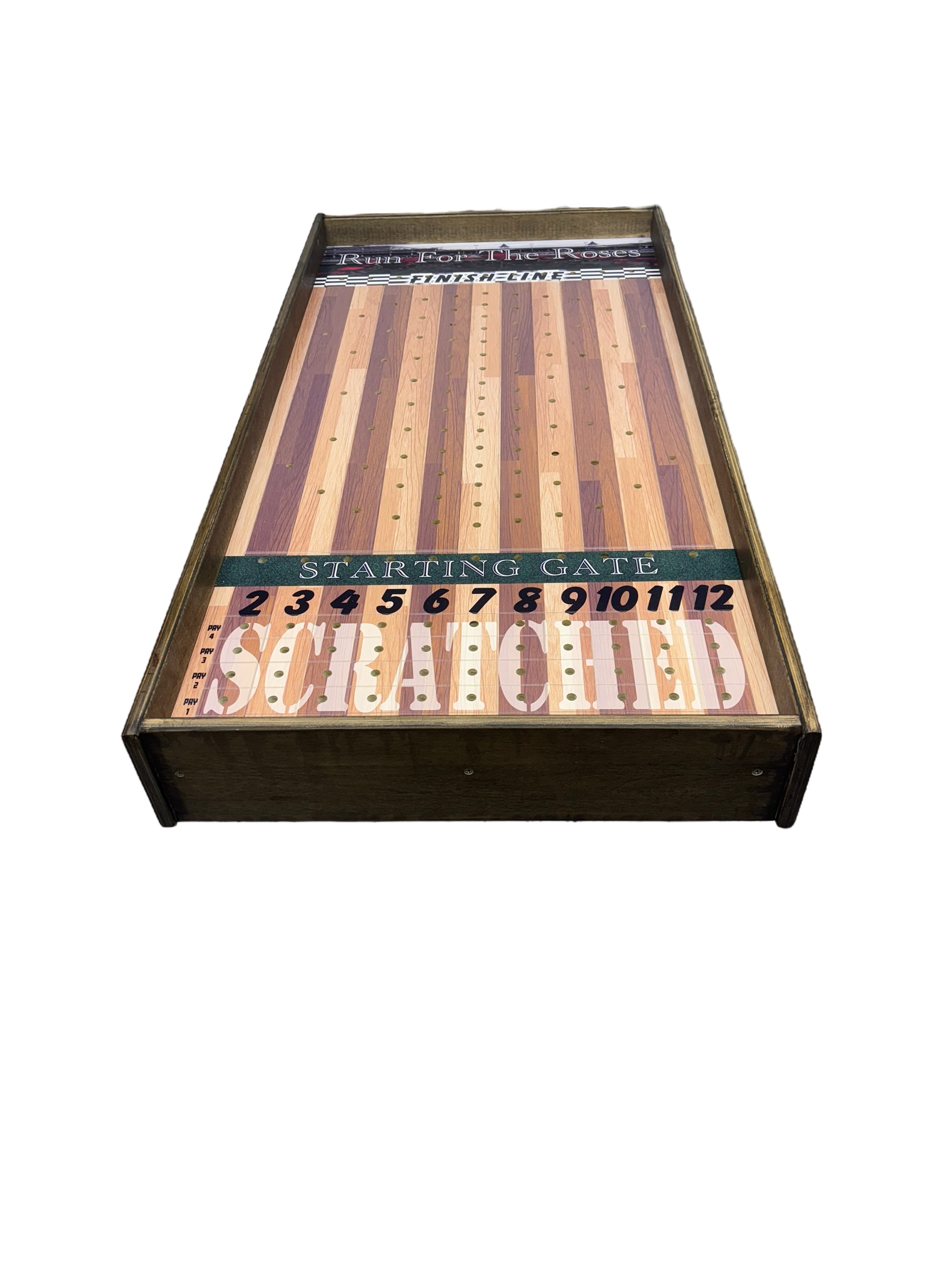 Jumbo Horse Game with Stained Rails