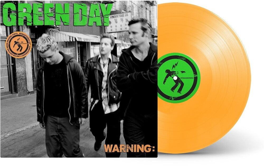Green Day - Warning (25th Anniversary Deluxe Edition) [Neon Orange LP] Vinyl Record