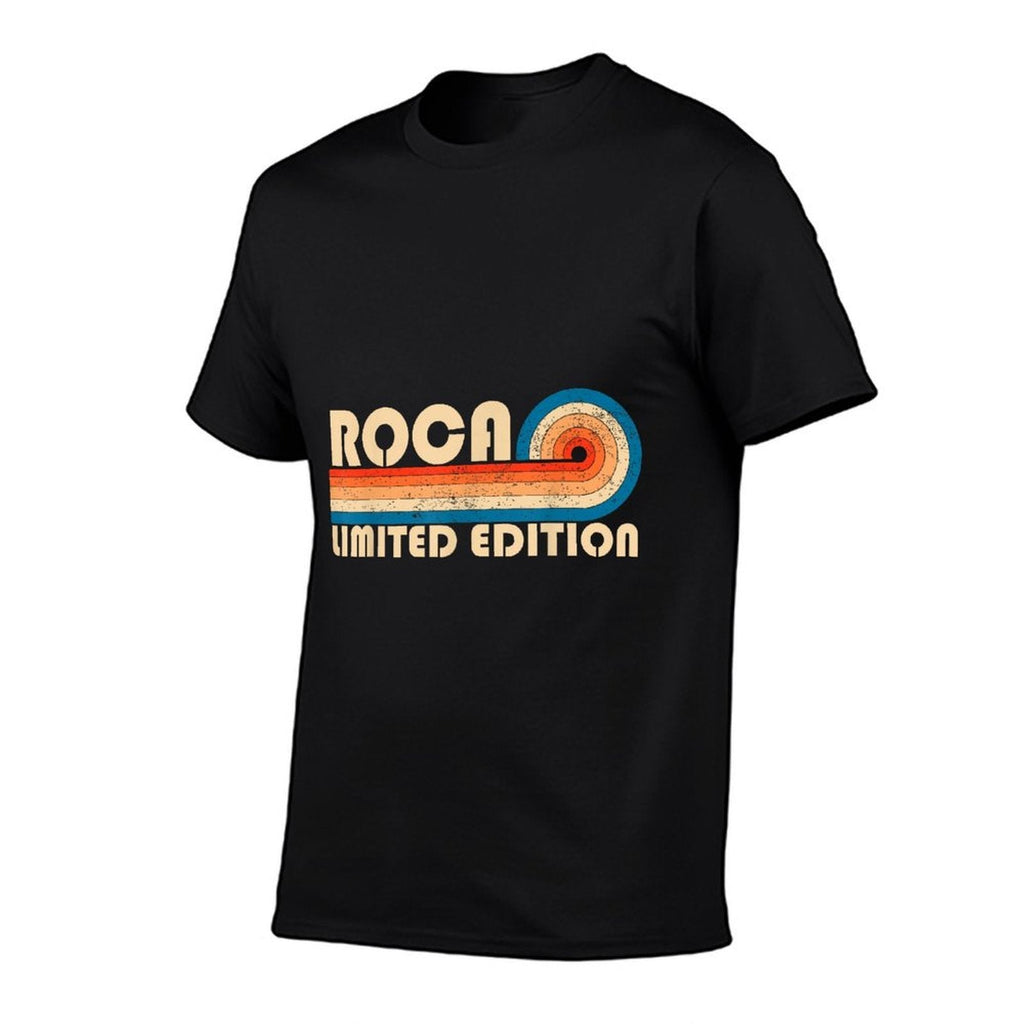 ROCA Surname Retro Vintage 80s 90s Birthday Reunion  Oversized Silhouette T-Shirt