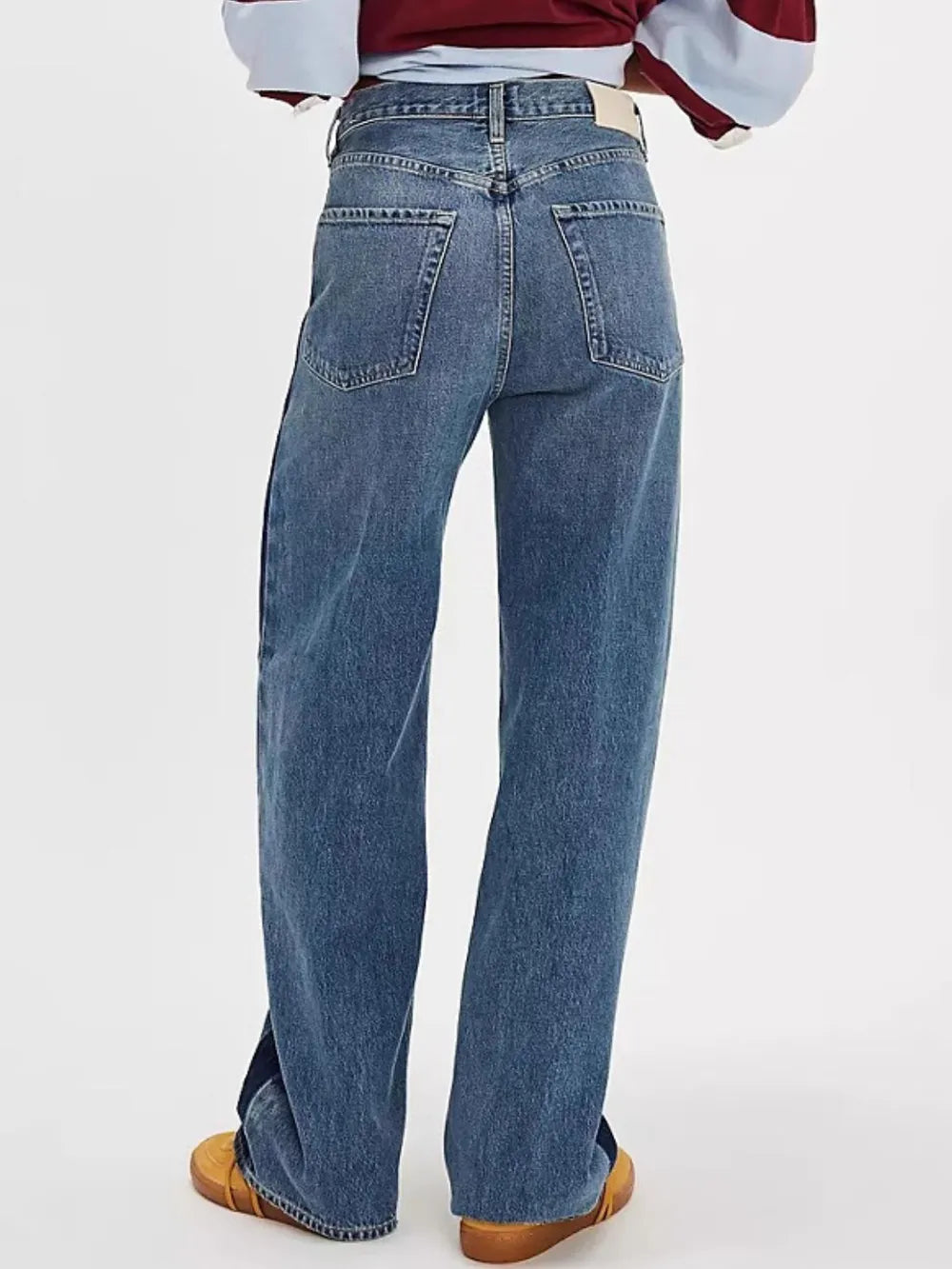 Baggy Jeans with Pockets - Japanese Denim