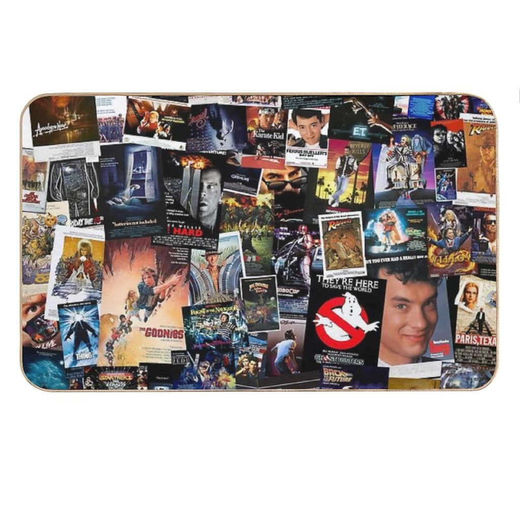 1980s Movie Posters Bath Mat