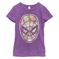 Marvel Light Floral Spidey Girls T Shirt