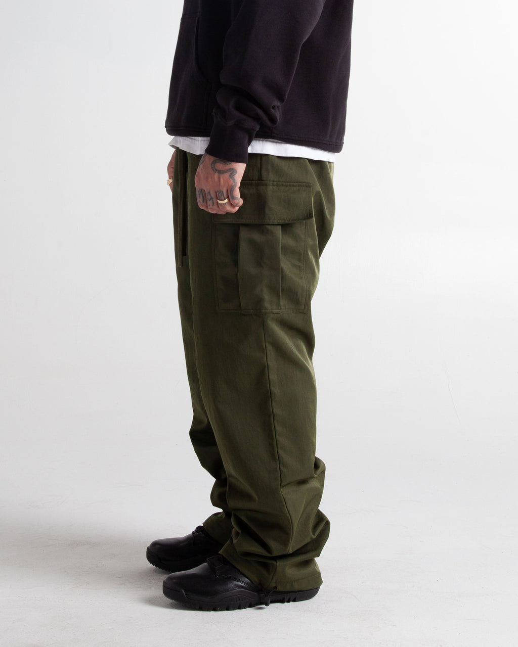 Nylon Cargo Pants
