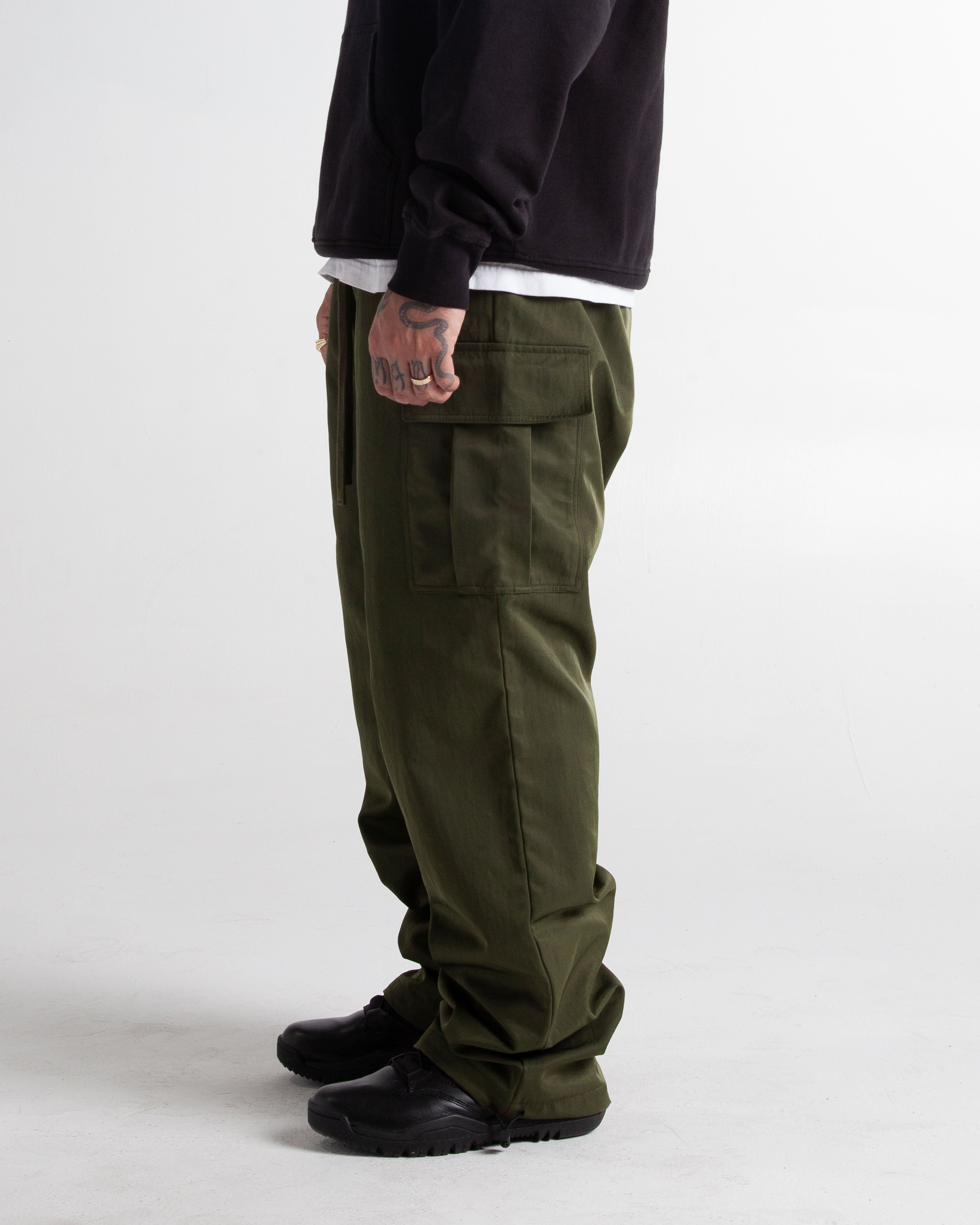 Nylon Cargo Pants
