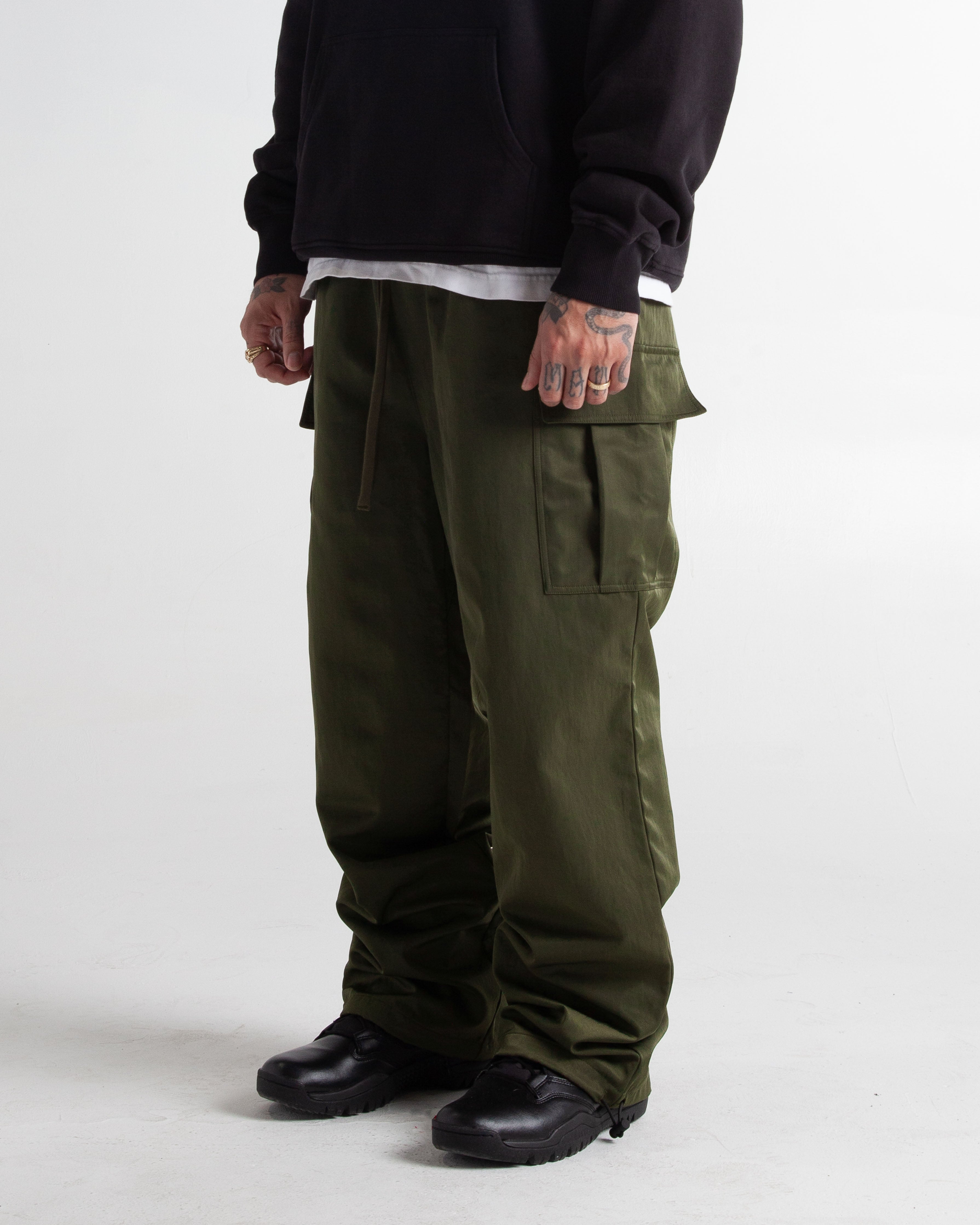 Nylon Cargo Pants