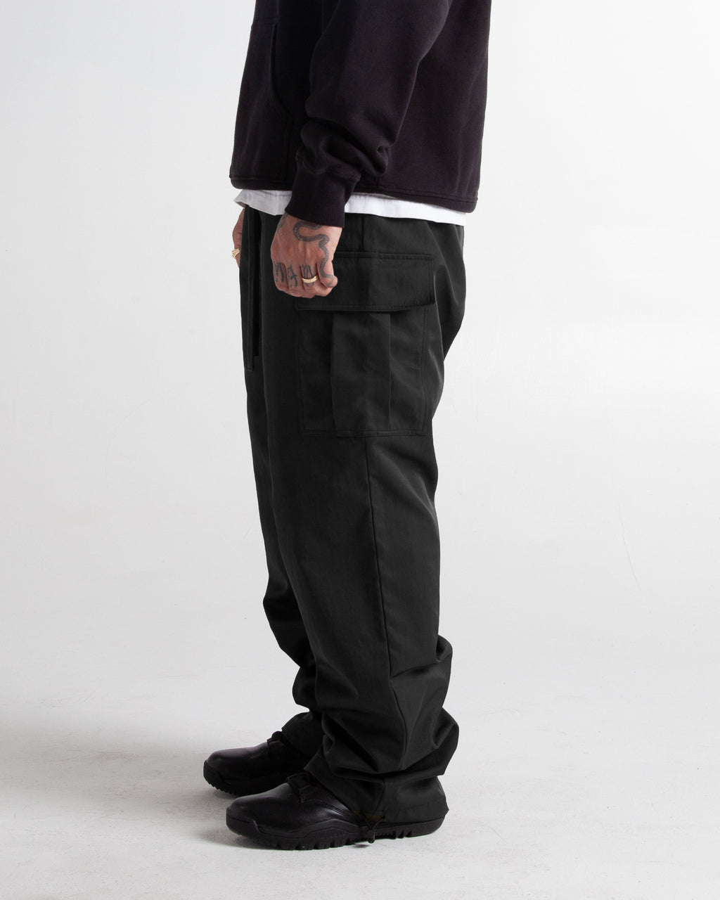 Nylon Cargo Pants