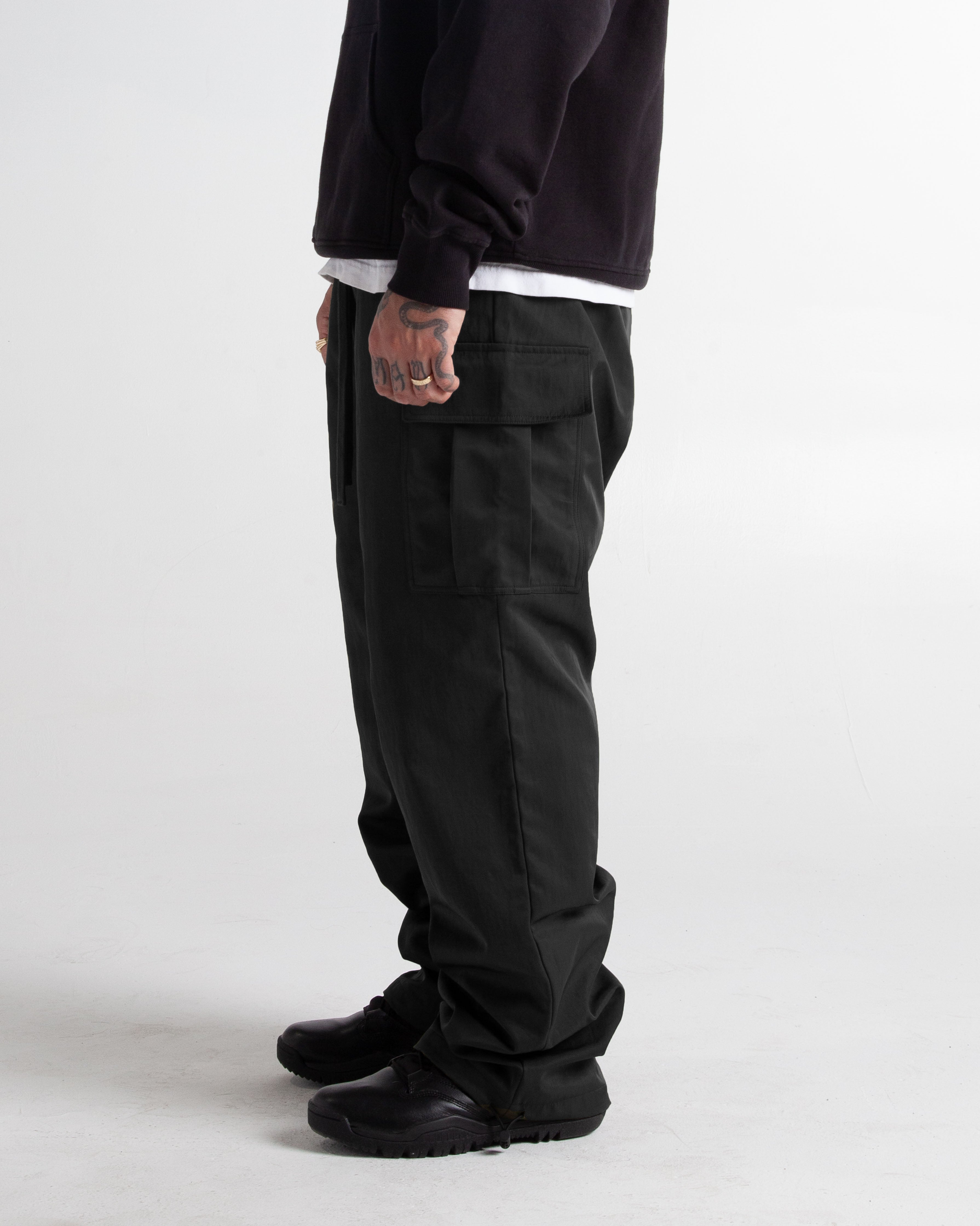 Nylon Cargo Pants