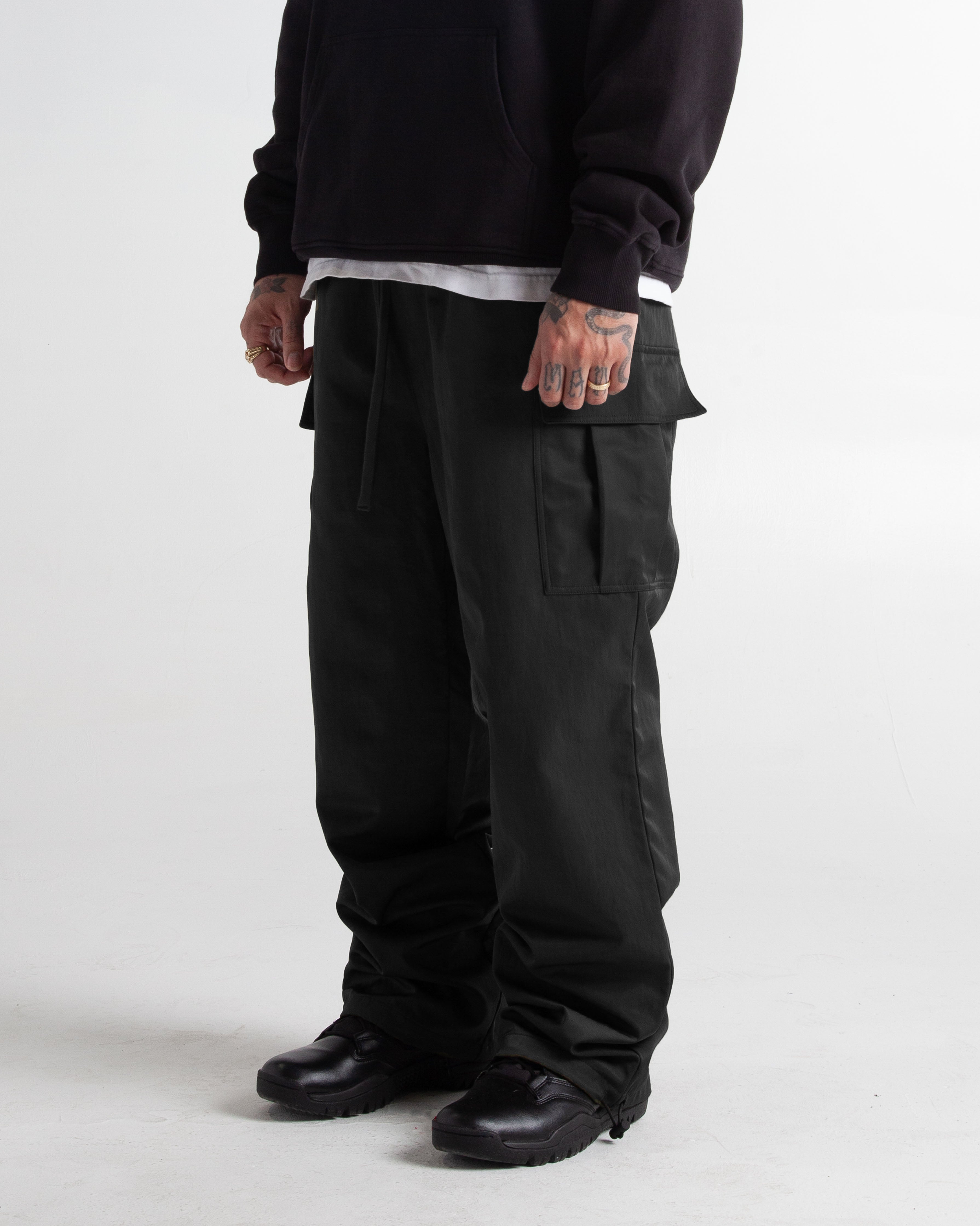 Nylon Cargo Pants