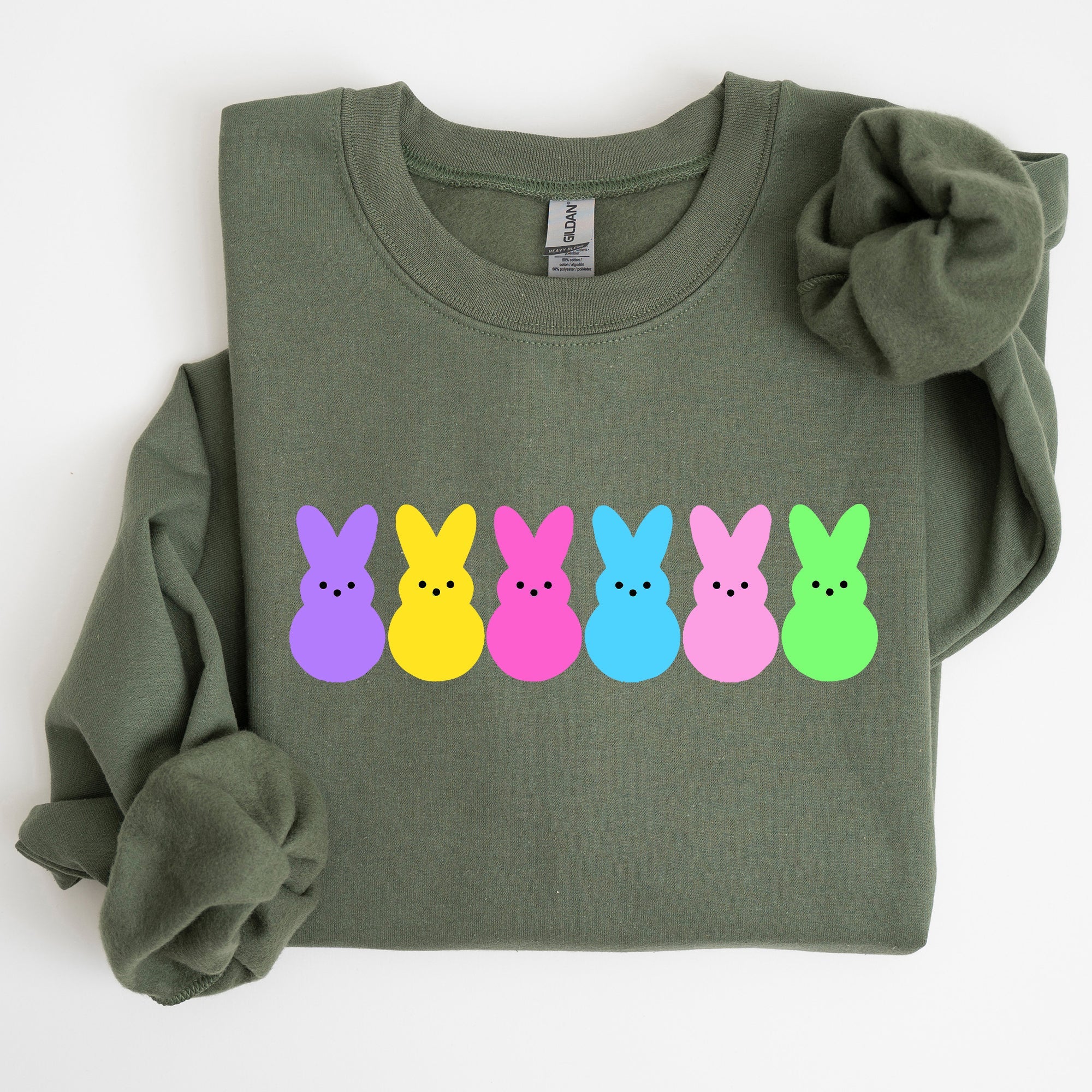 Retro Peeps, Easter Candy, Rabbit, Bunny Sweatshirt