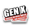 Gen X - Funny Tumbler Stickers