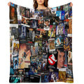 1980s Movie Posters Throw Blanket