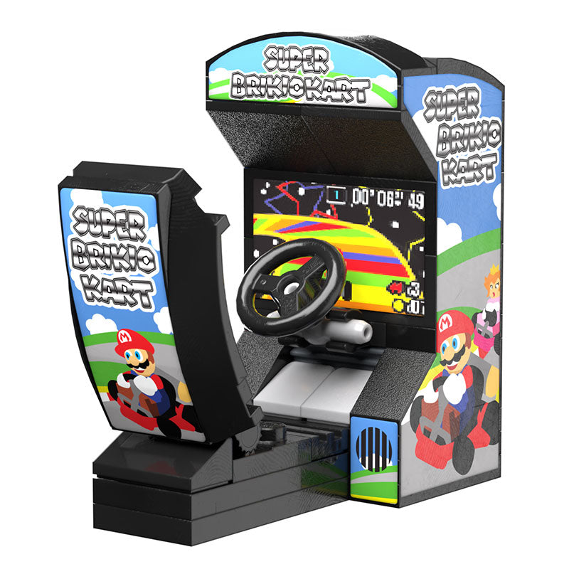 Super Brickio Kart Arcade Racing Game