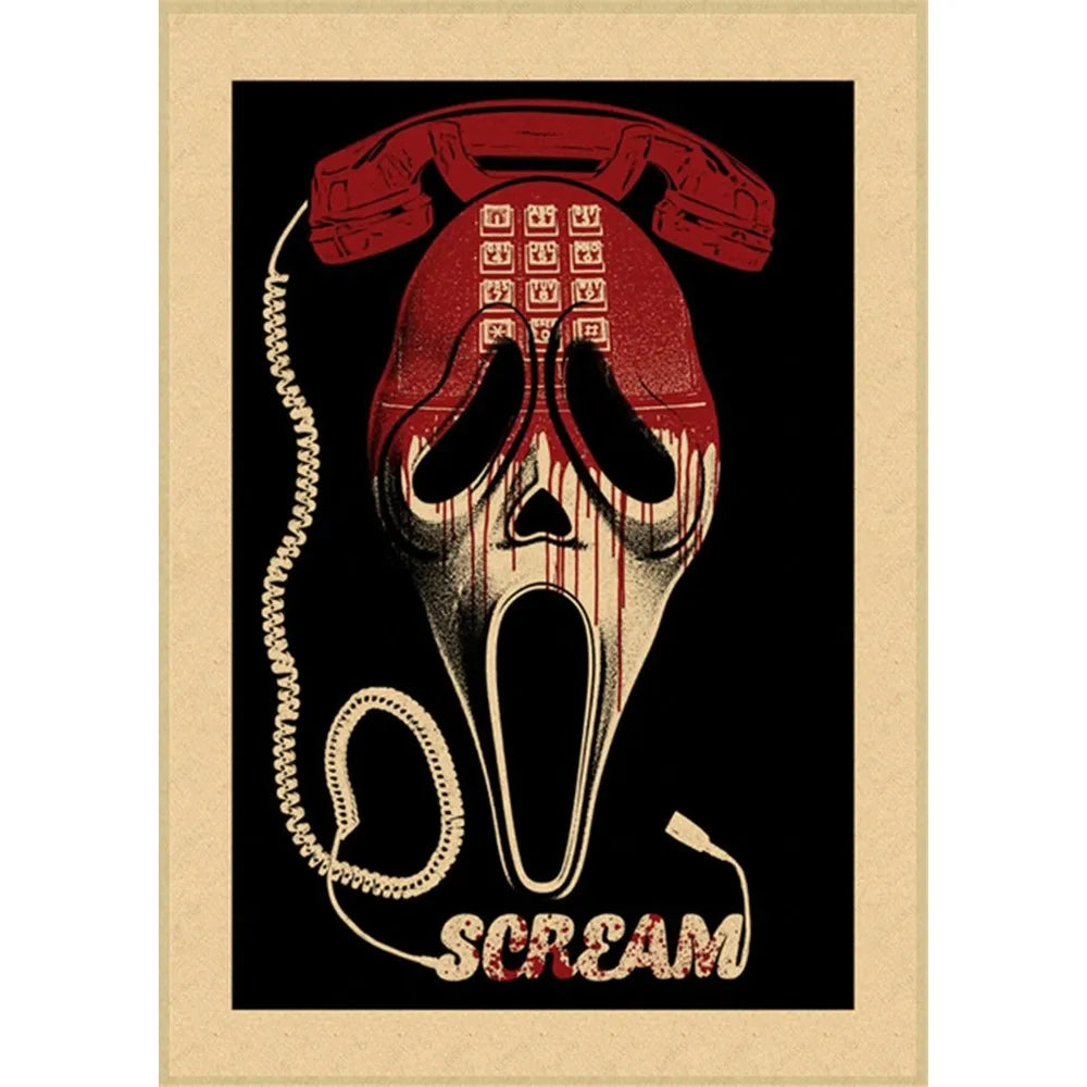 DecorBites™ Horror Movie Retro Poster Wall Art