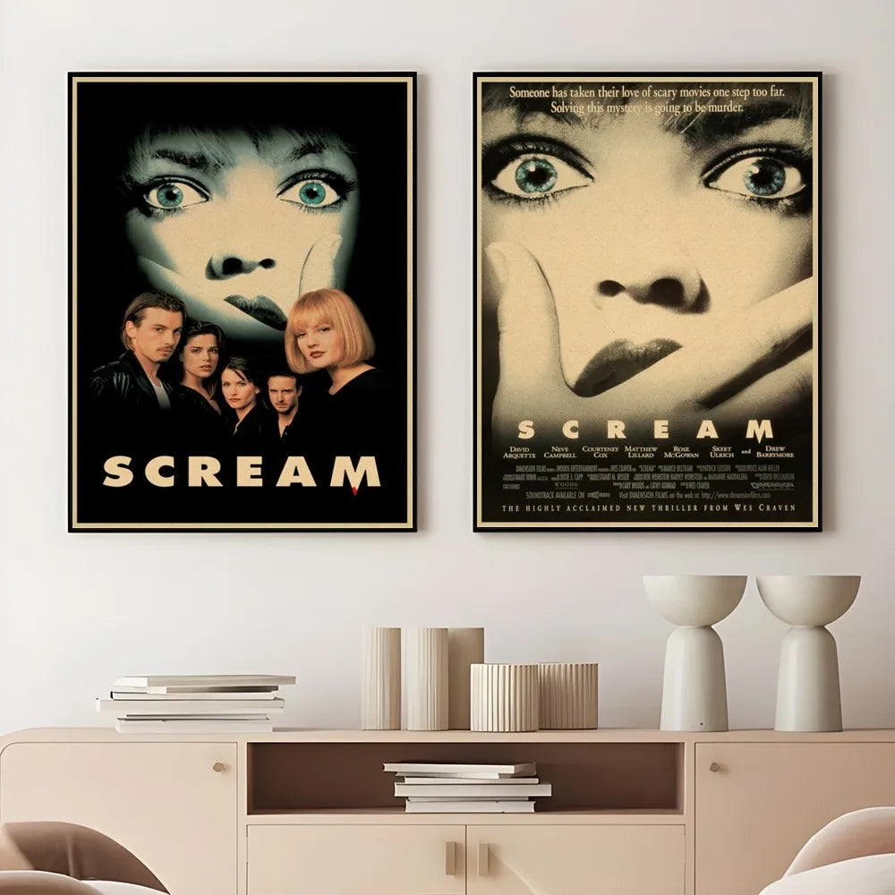 DecorBites™ Horror Movie Retro Poster Wall Art