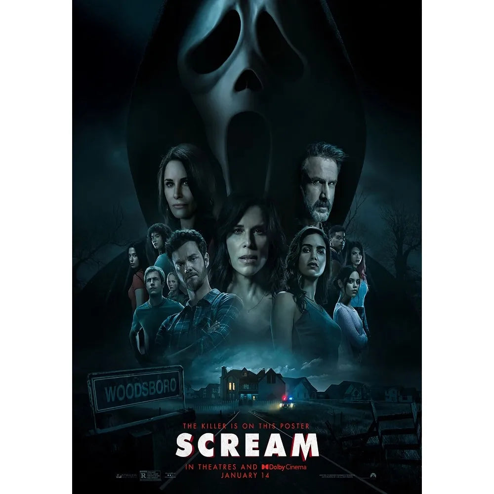 DecorBites™ Horror Movie Retro Poster Wall Art