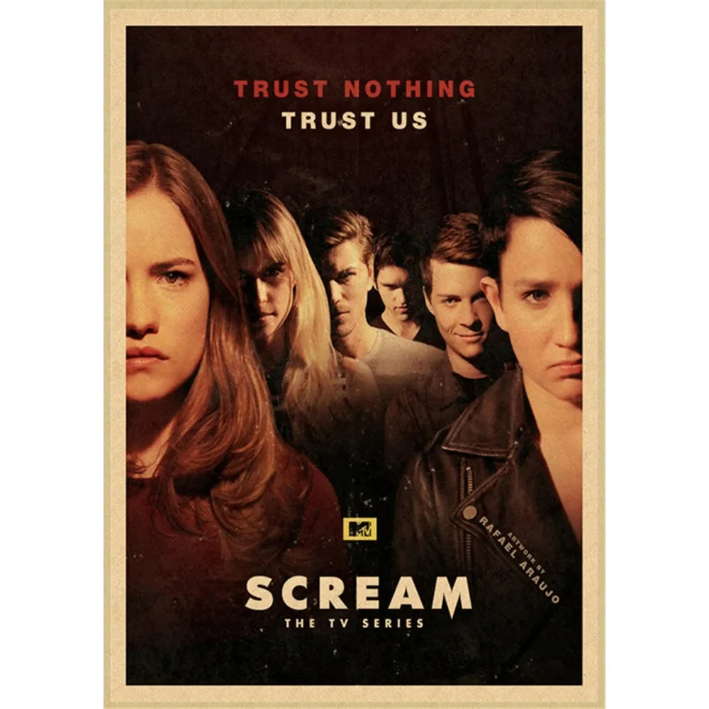 DecorBites™ Horror Movie Retro Poster Wall Art