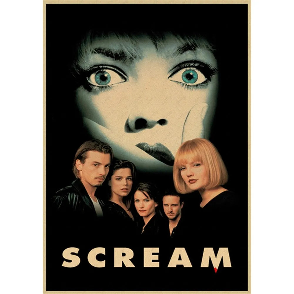 DecorBites™ Horror Movie Retro Poster Wall Art