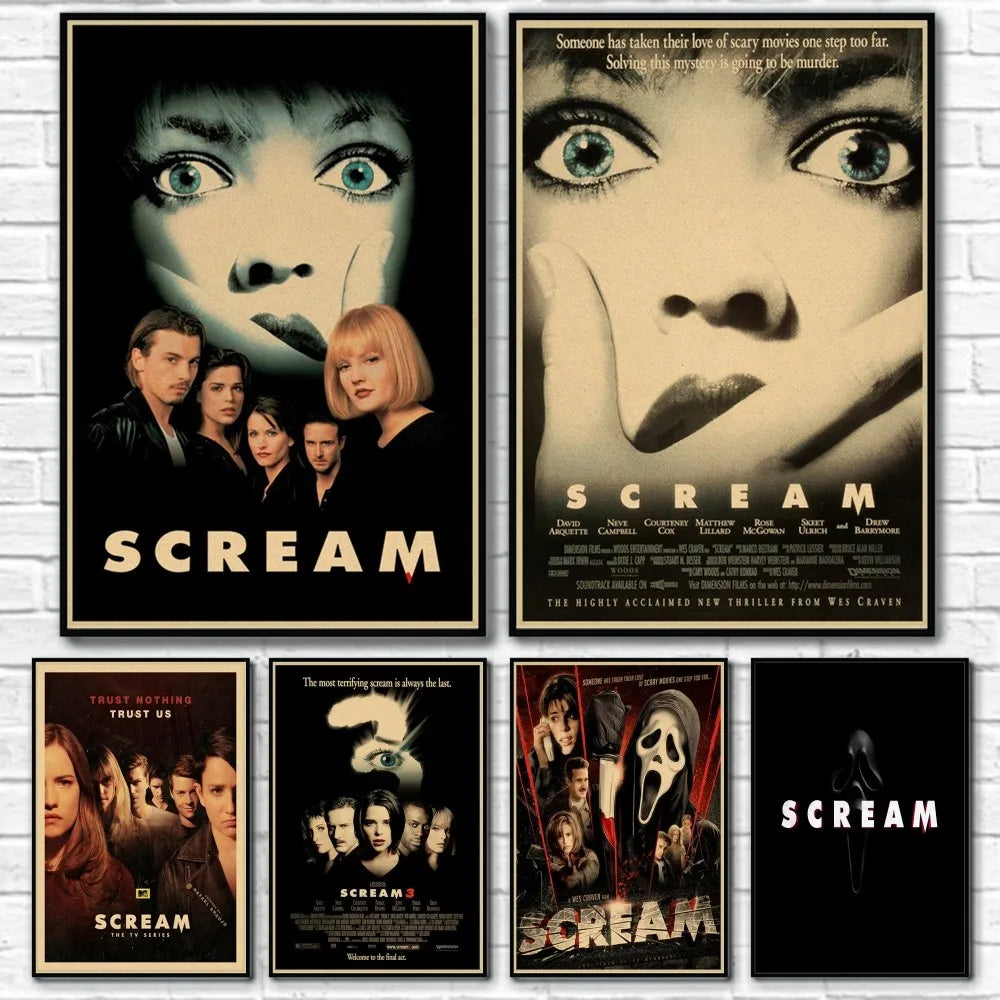 DecorBites™ Horror Movie Retro Poster Wall Art