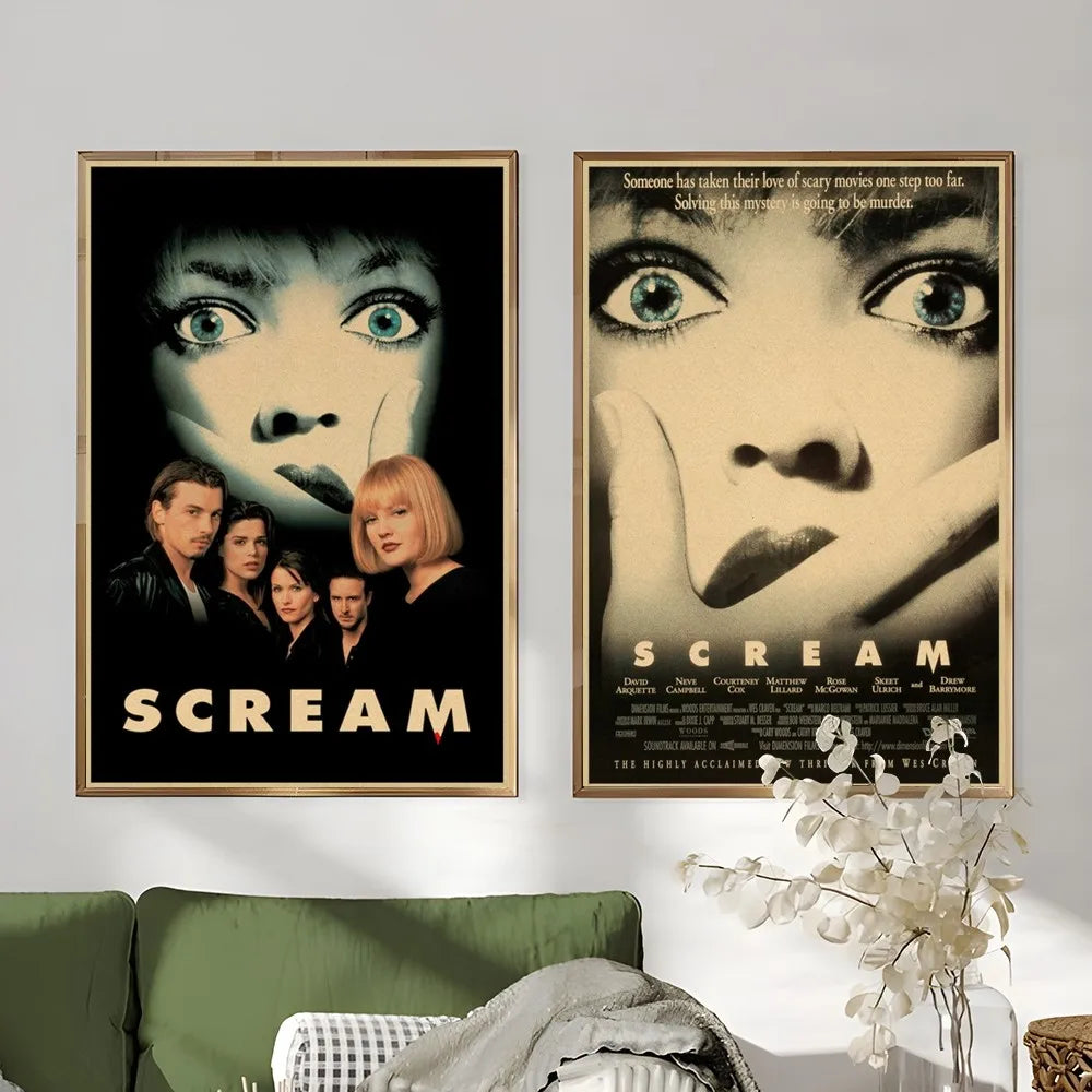 DecorBites™ Horror Movie Retro Poster Wall Art