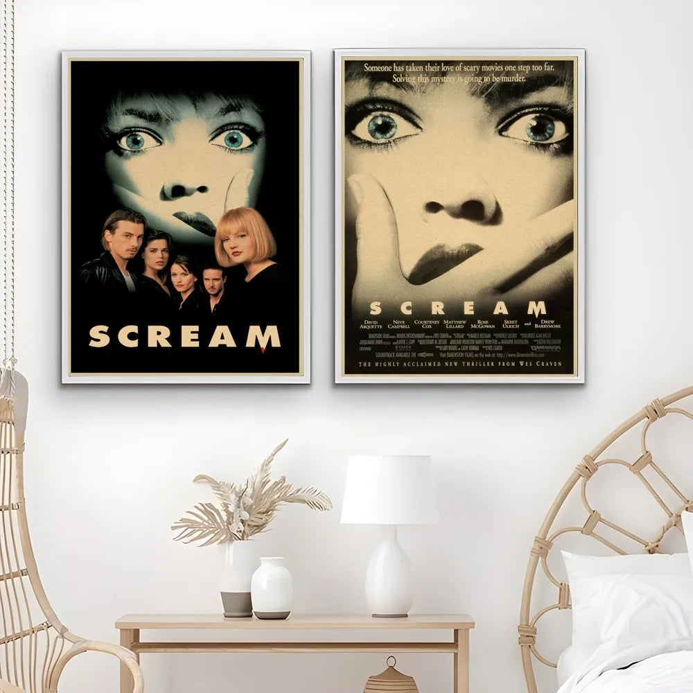 DecorBites™ Horror Movie Retro Poster Wall Art
