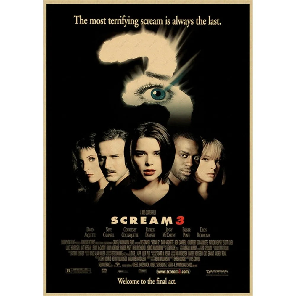 DecorBites™ Horror Movie Retro Poster Wall Art