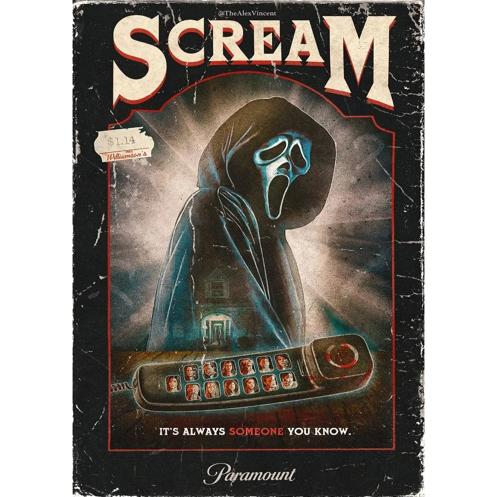 DecorBites™ Horror Movie Retro Poster Wall Art