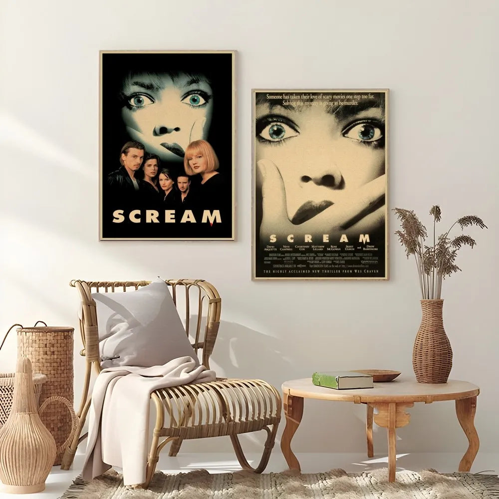 DecorBites™ Horror Movie Retro Poster Wall Art