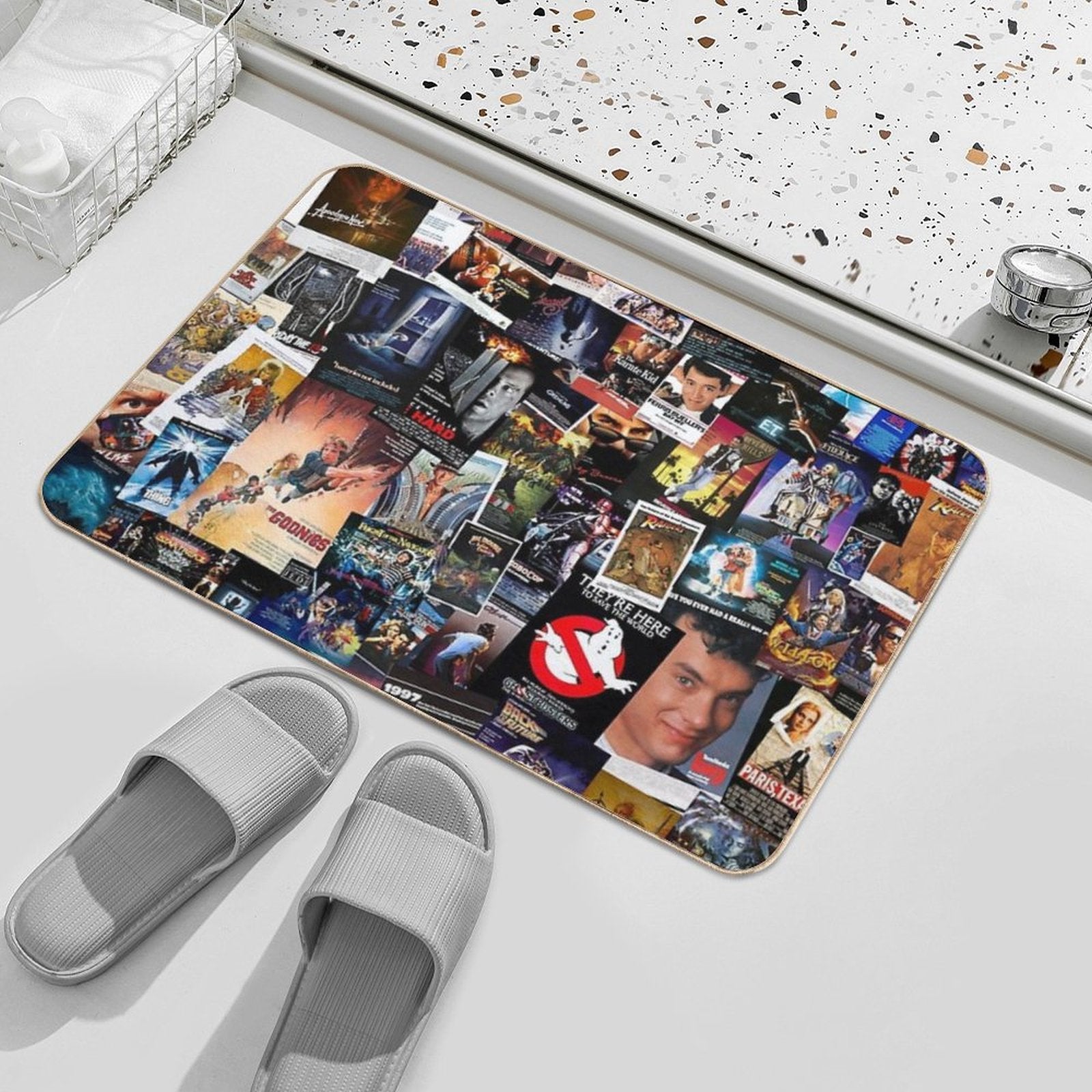 1980s Movie Posters Bath Mat