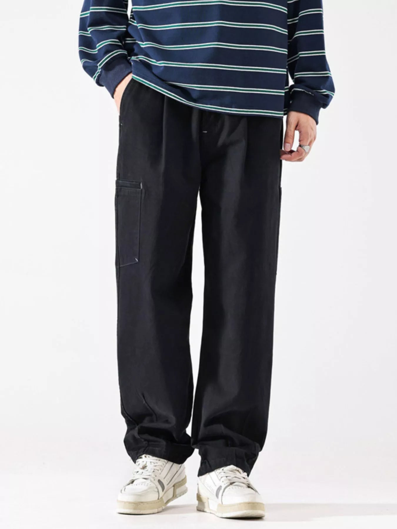 Men's Full Size Casual Loose Fit Pants Plus Size