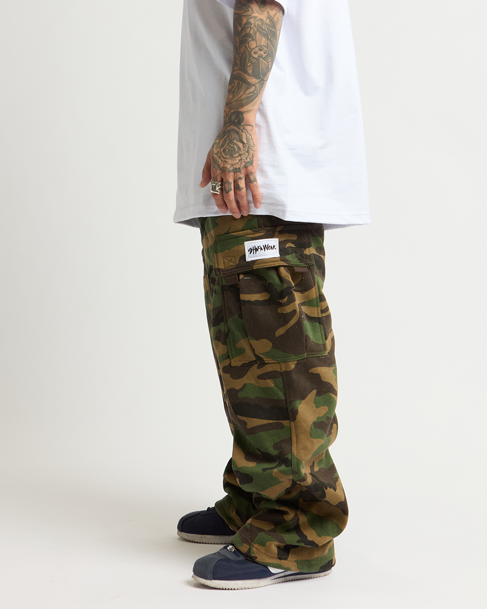 Heavy Fleece Cargo Pants