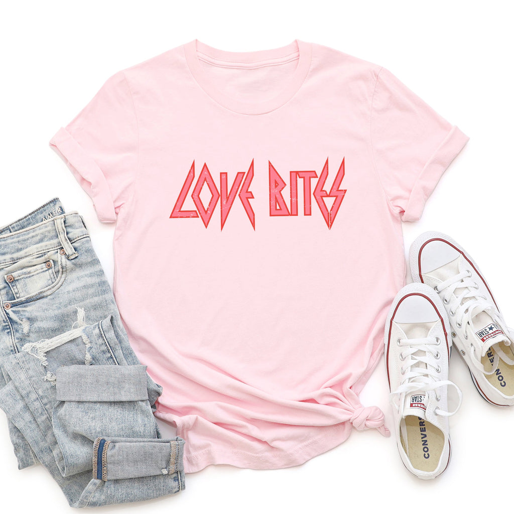 Love Bites, Def, Retro, 80s, Rock Music, Super Soft Tshirt, Valentine's Day
