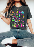 I Love The 80's Icon Pack Comfort Colors Tshirt