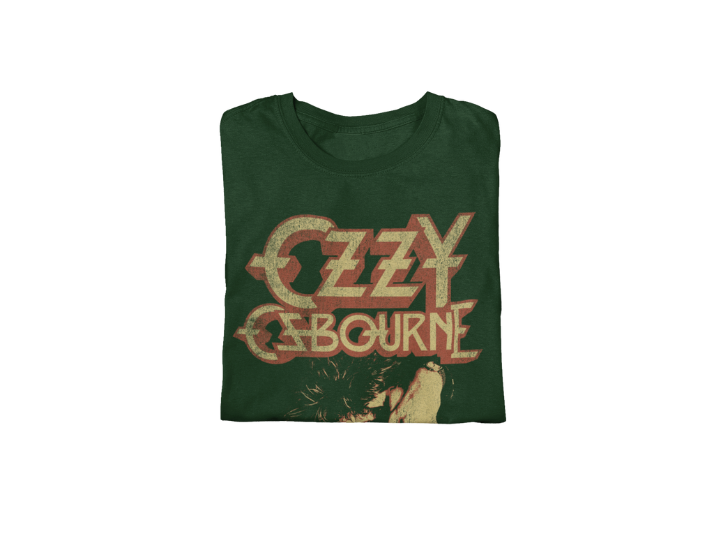 Stakes Ozzy Osbourne - Late 80s Vintage Ozzy Jumbo Print T-Shirt [Apparel]