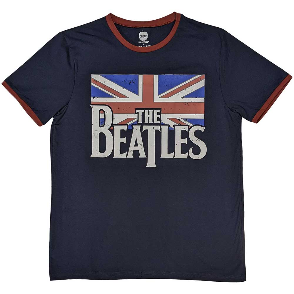 The Beatles Drop T Logo & Vintage Flag []