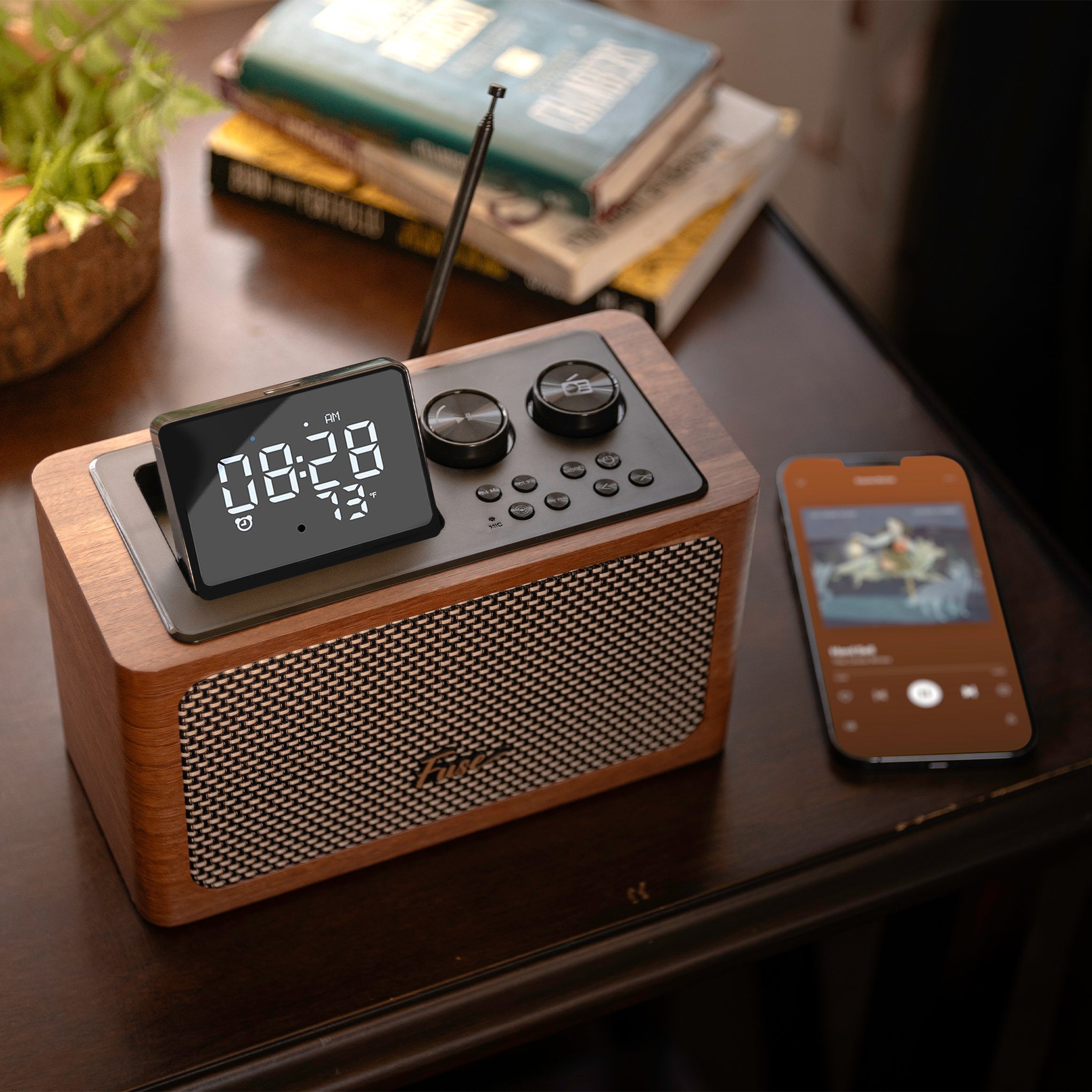 Fuse Zide Vintage Retro Radio with Alarm Clock